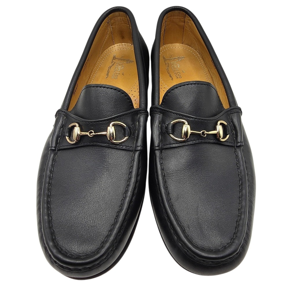 Alden Cape Cod Loafer Shoes Mens Size 9.5 Black Leather Horsebit Slip On USA